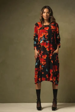 One Hundred Stars Acer Black Asymmetric Dress