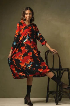 One Hundred Stars Acer Black Asymmetric Dress