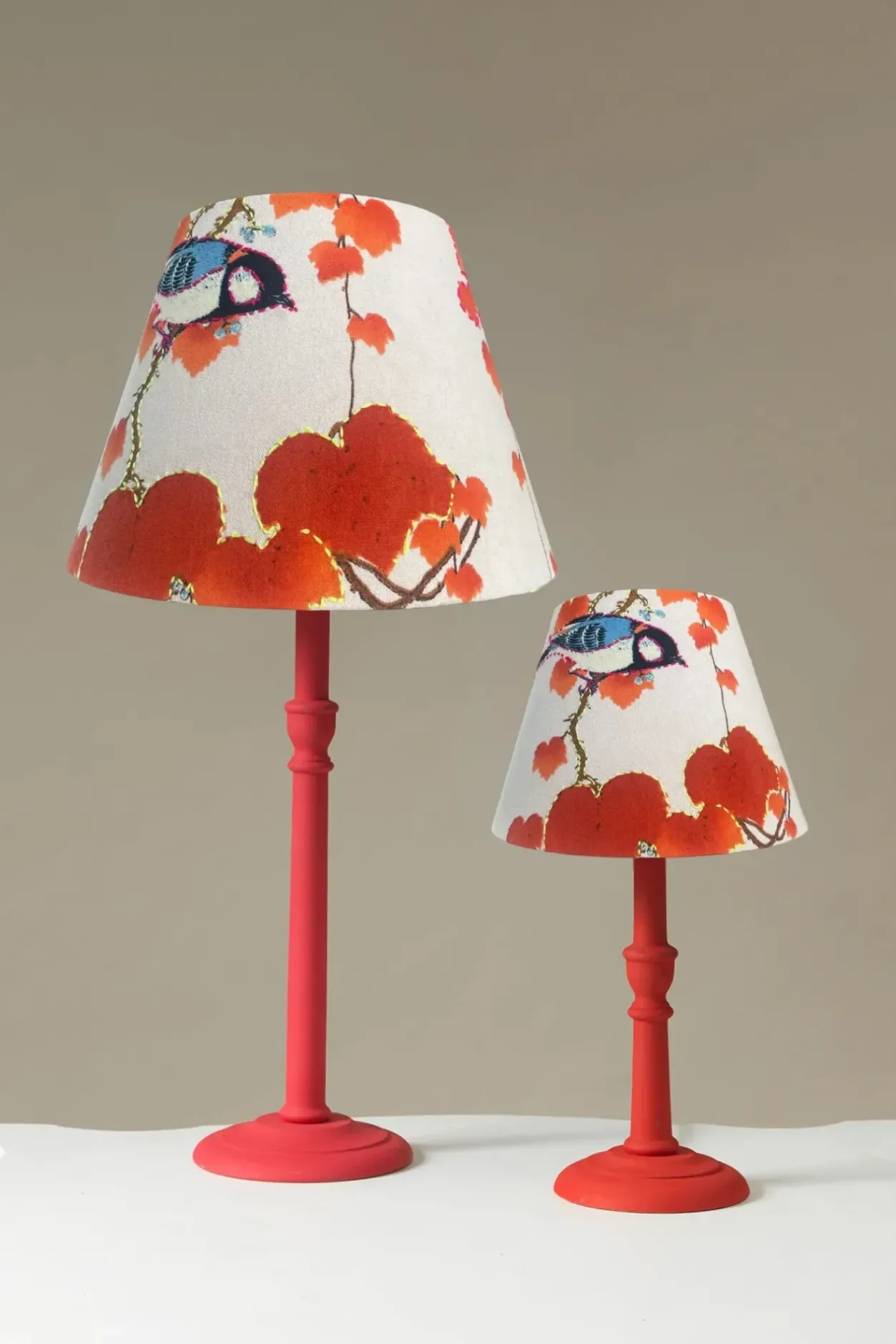 Outlet One Hundred Stars Acer Red 14" Tapered Lampshade