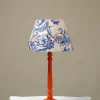 Clearance One Hundred Stars Ancient Columns Blue 14" Tapered Lampshade