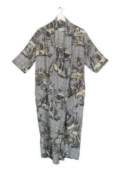 New One Hundred Stars Ancient Columns Charcoal Rachel Dress