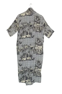 New One Hundred Stars Ancient Columns Charcoal Rachel Dress