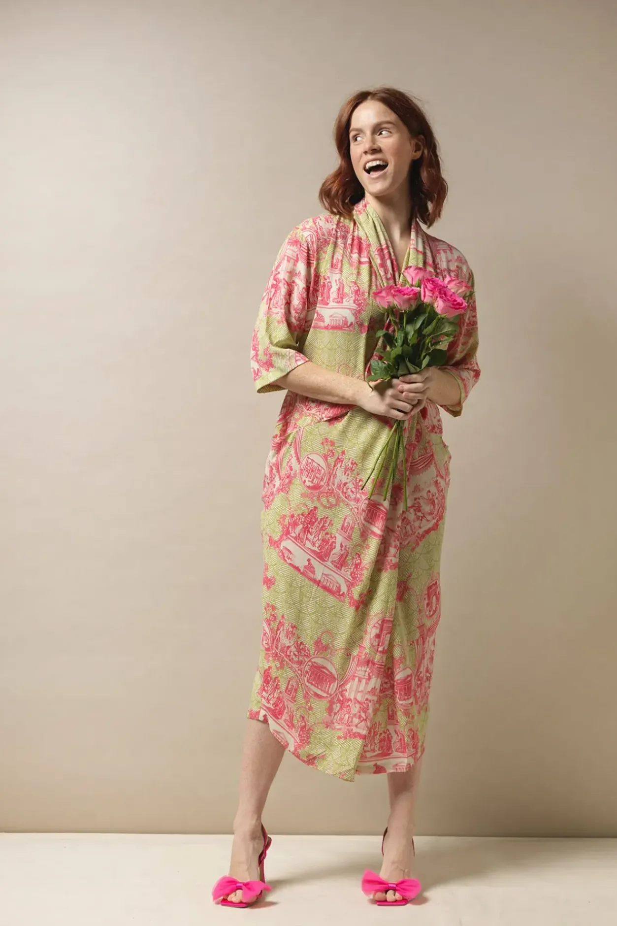 Sale One Hundred Stars Ancient Columns Olive Rachel Dress