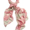 Best One Hundred Stars Ancient Columns Pink Scarf