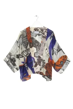 Outlet One Hundred Stars Butterflies Cobalt Kimono