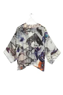 Outlet One Hundred Stars Butterflies Cobalt Kimono