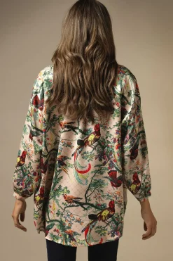 Discount One Hundred Stars Chinoiserie Pink Darcy Shirt