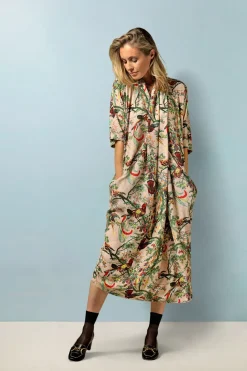 Best One Hundred Stars Chinoiserie Pink Rachel Dress