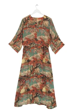 Online One Hundred Stars Country Toile Berry Abbi Dress