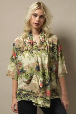 Hot One Hundred Stars Country Toile Rachel Top