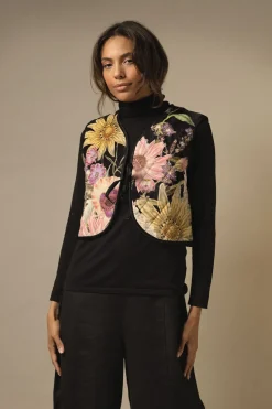 One Hundred Stars Daisy Black Gilet