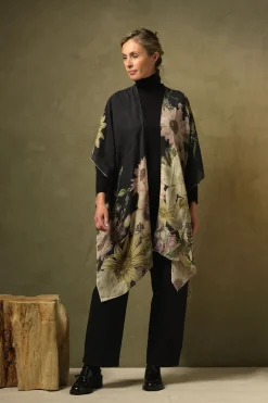 Clearance One Hundred Stars Daisy Black Wool Throwover