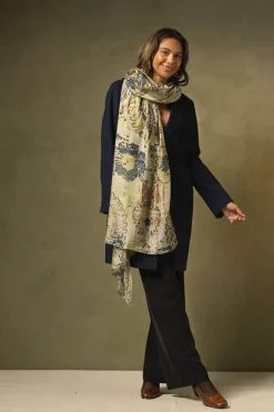 Hot One Hundred Stars Dhurrie Taupe Scarf