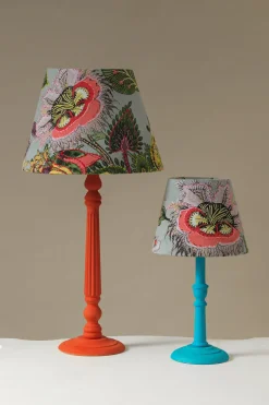 One Hundred Stars Eccentric Blooms Putty 12" Tapered Lampshade