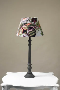 Outlet One Hundred Stars Eccentric Blooms Putty 14" Tapered Lampshade