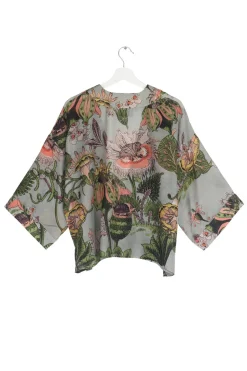 Online One Hundred Stars Eccentric Blooms Putty Kimono