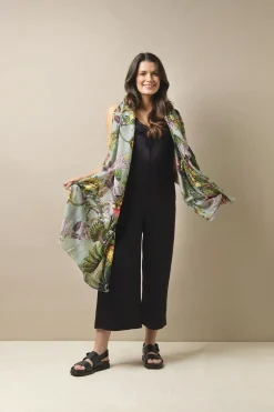 Discount One Hundred Stars Eccentric Blooms Putty Scarf