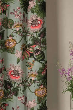 New One Hundred Stars Eccentric Bloooms Putty Linen Panel
