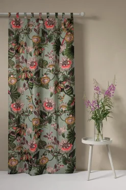 New One Hundred Stars Eccentric Bloooms Putty Linen Panel