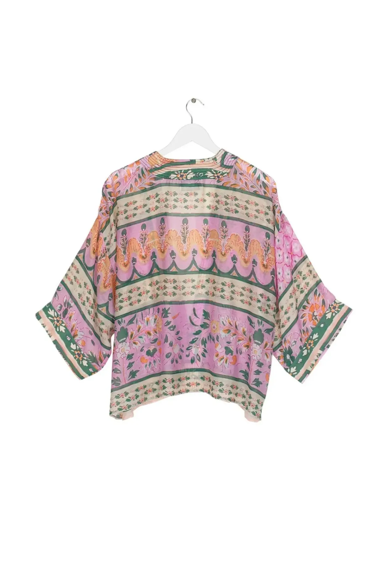 Discount One Hundred Stars Folk Flowers Pink Kimono
