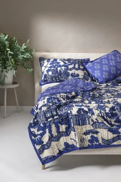 One Hundred Stars Giant Willow Blue Pillow Shams