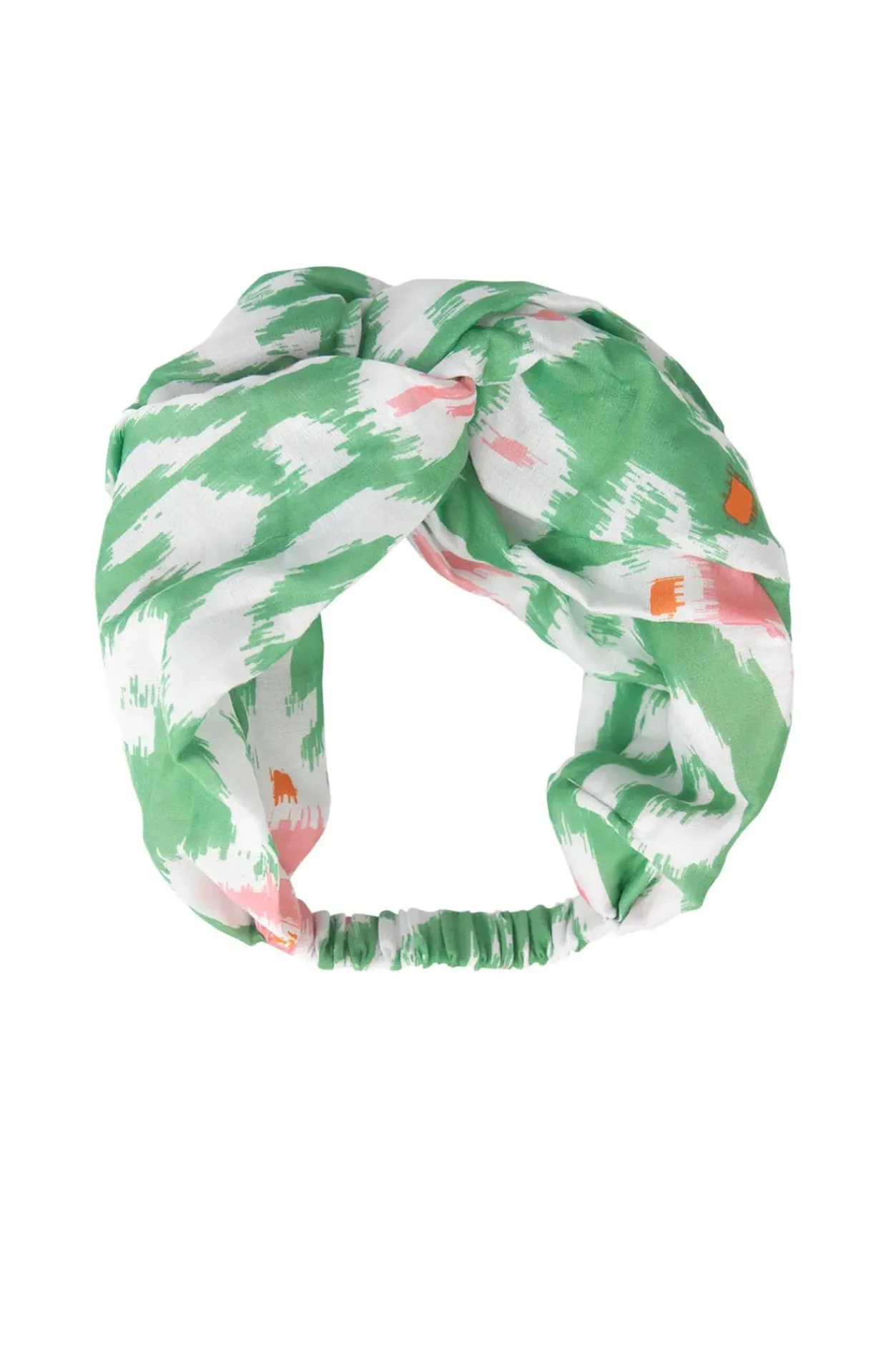 New One Hundred Stars Ikat Green Headband