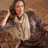 Best One Hundred Stars Indian Heritage Beige Necklace Scarf