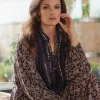 Clearance One Hundred Stars Indian Heritage Blue Necklace Scarf