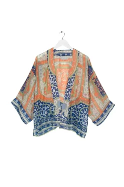 Best One Hundred Stars Indian Summer Blue Kimono