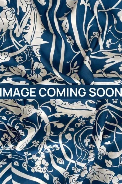 New One Hundred Stars Jaipur Blue Linen Panel
