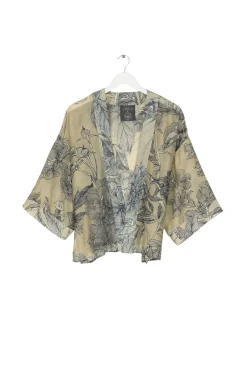 One Hundred Stars Kew Etched Floral Stone Kimono