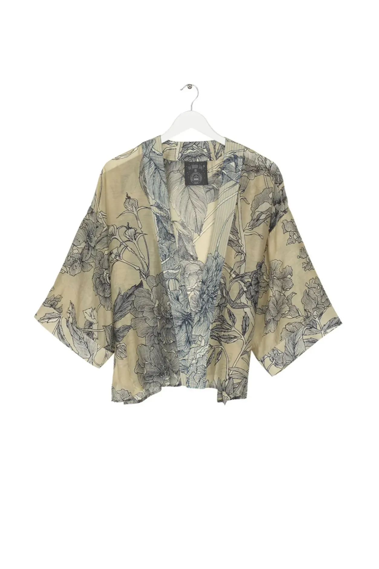 One Hundred Stars Kew Etched Floral Stone Kimono