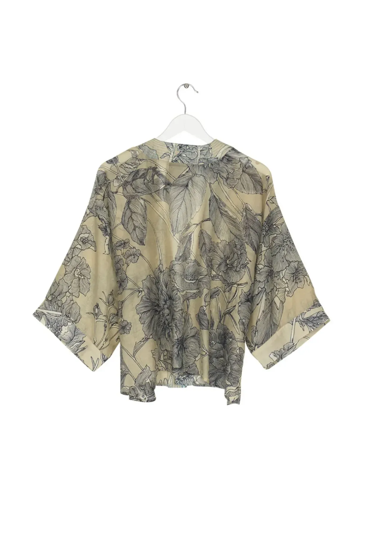 One Hundred Stars Kew Etched Floral Stone Kimono