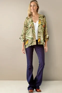 Online One Hundred Stars Kew Evergreen Stone Kimono