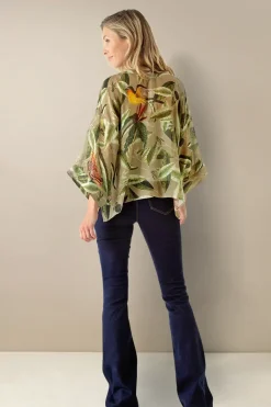 Online One Hundred Stars Kew Evergreen Stone Kimono