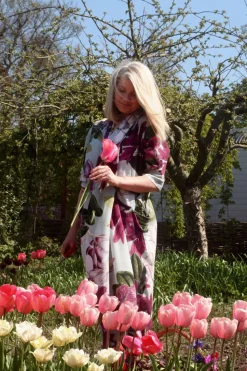 Best One Hundred Stars Kew Protea Duck Egg Rachel Dress