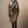 Clearance One Hundred Stars Kew Protea Duck Egg Scarf