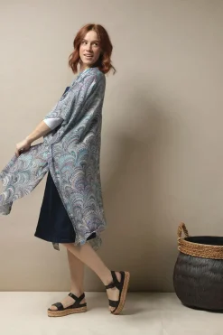 Outlet One Hundred Stars Marbled Blue Throwover
