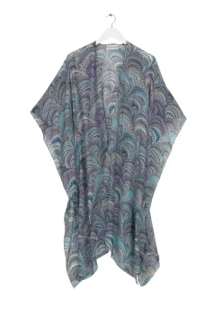 Outlet One Hundred Stars Marbled Blue Throwover