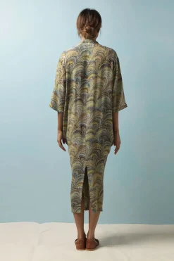 Sale One Hundred Stars Marbled Green Rachel Dress