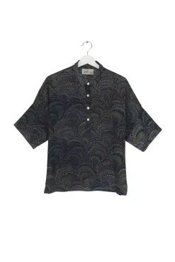 Online One Hundred Stars Marbled Indigo Pippa Top