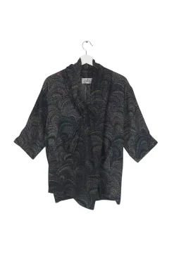 Hot One Hundred Stars Marbled Indigo Rachel Top