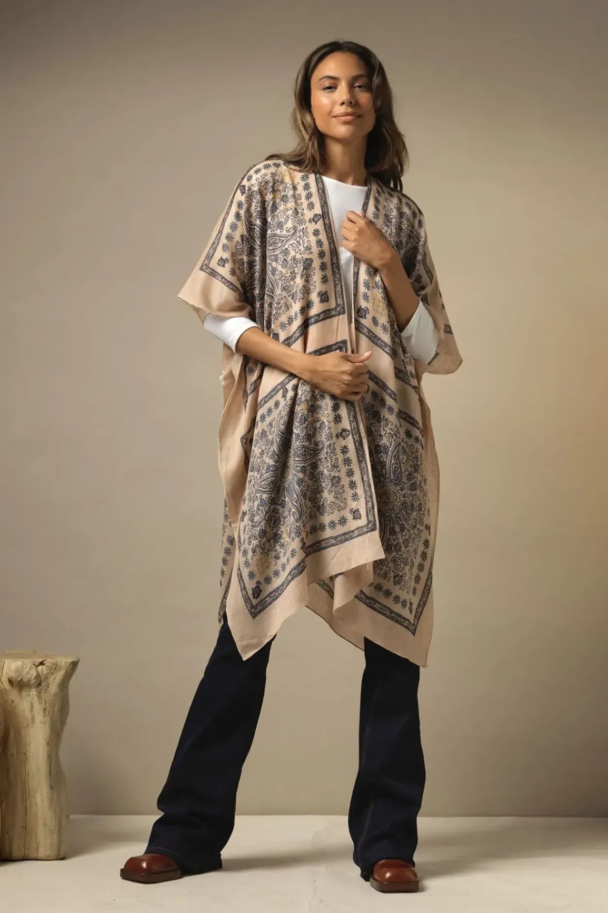 Discount One Hundred Stars Mehndi Blue Wool Throwover