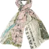 Outlet One Hundred Stars Paris Map Scarf