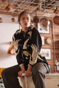 Sale One Hundred Stars Stork Black Gilet