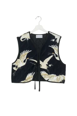 Sale One Hundred Stars Stork Black Gilet