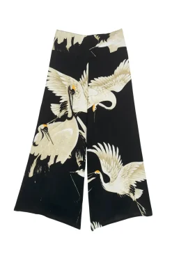 Online One Hundred Stars Stork Black Palazzo Pant