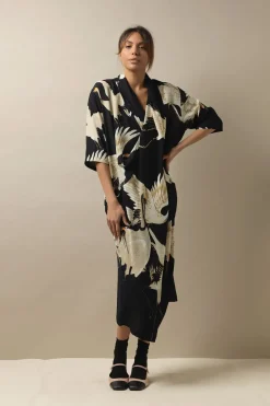 Sale One Hundred Stars Stork Black Rachel Dress