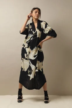 Sale One Hundred Stars Stork Black Rachel Dress
