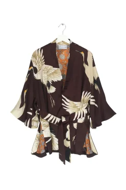 Sale One Hundred Stars Stork Burgundy Wrap Jacket